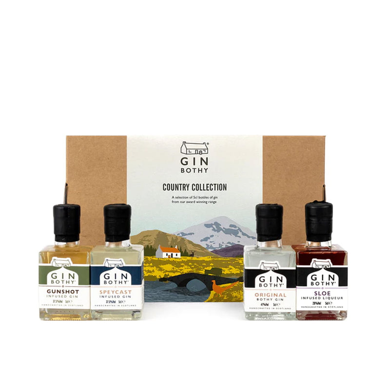 Gin Bothy Scottish Country Collection (4x5cl)