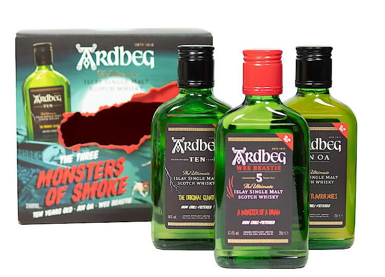 Ardbeg Monsters of Smoke Pack | The Miniature Bottle Shop