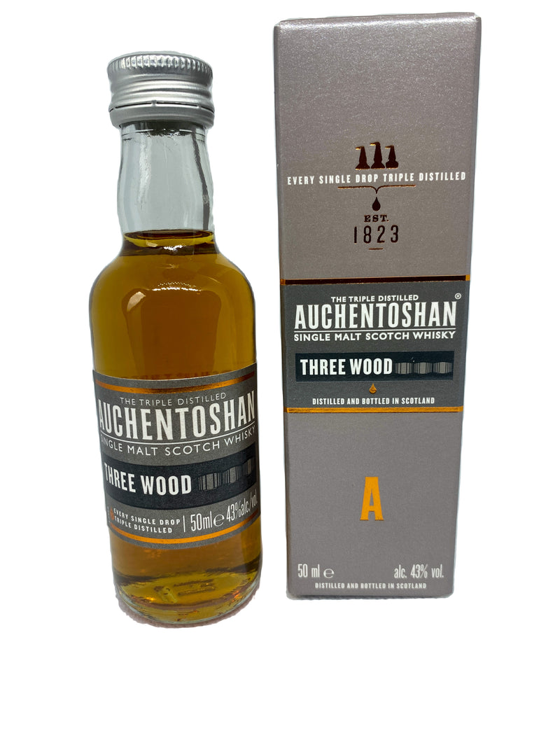 Auchentoshan Three Wood | The Miniature Bottle Shop