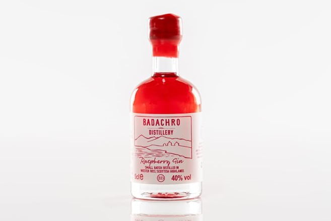 Badachro Raspberry Gin | Raspberry Gin | The Miniature Bottle Shop