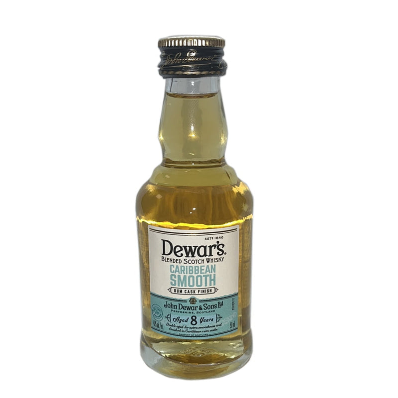 Dewar's Caribbean Smooth | Caribbean Rum Cask | The Miniature Bottle Shop