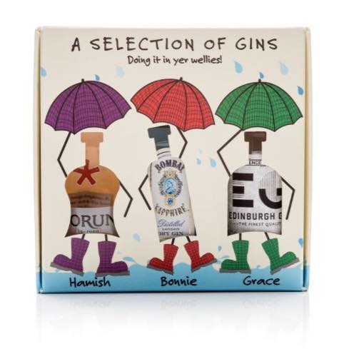 Doing It In Yer Wellies Gin 5cl Triple Pack