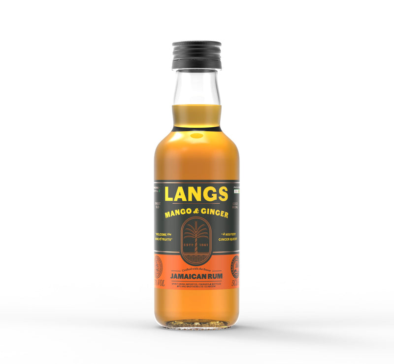 Langs Mango & Ginger Jamaican Rum 5cl