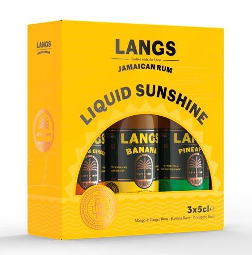 Langs Liquid Sunshine 5cl Triple Pack