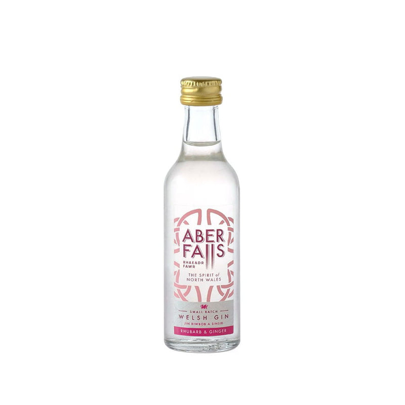 Aber Falls Rhubarb and Ginger Gin | The Miniature Bottle Shop