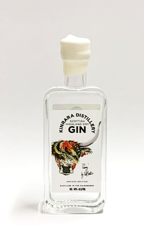 Kinrara Distillery Artists Edition Gin Featuring “Ginny” The Coo 5cl